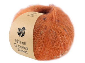 Natural superkid tweed  - rusteorange
